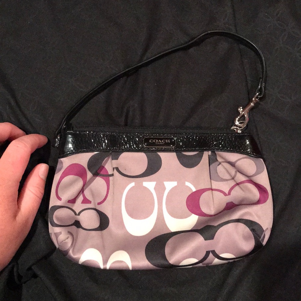 Coach Logo Wristlet
